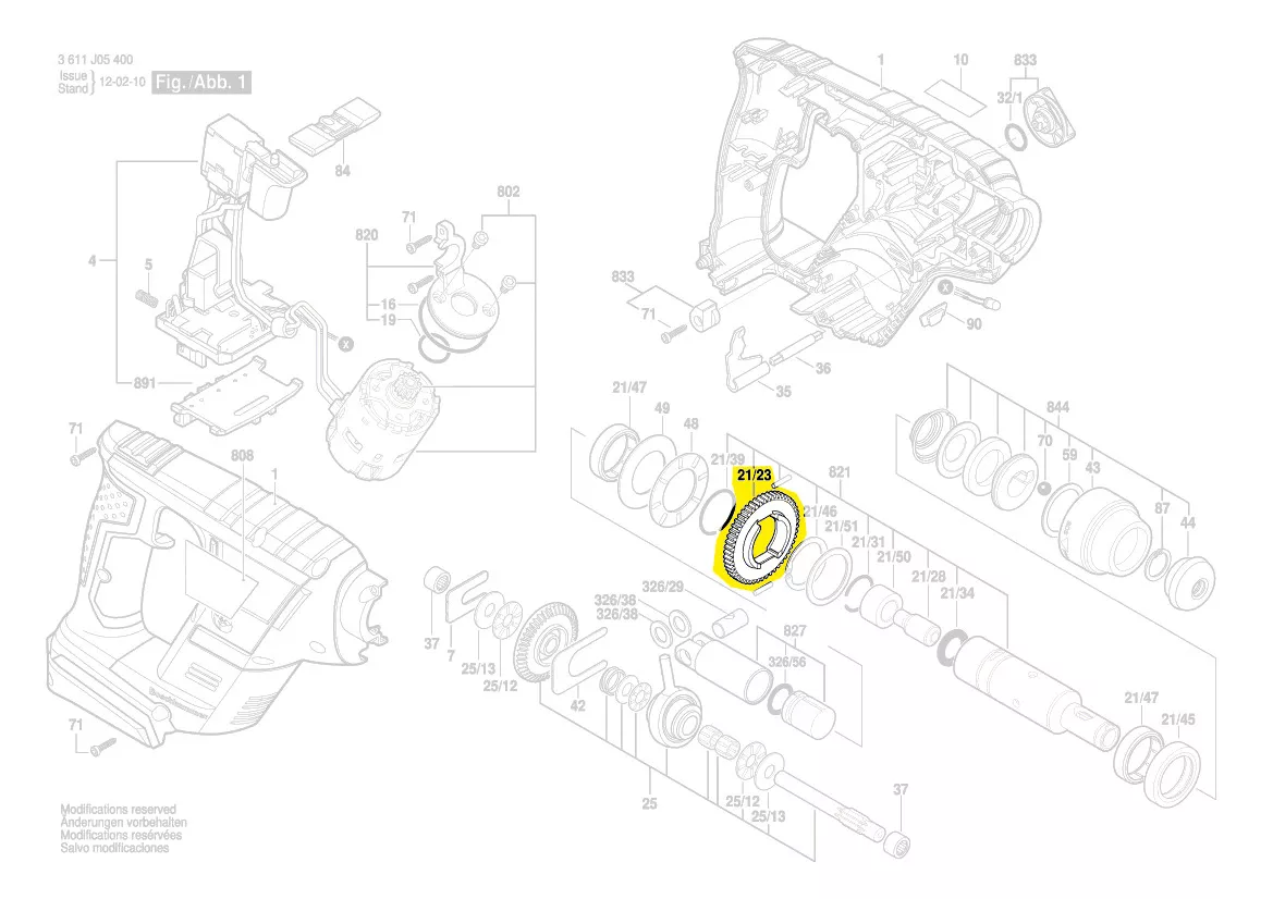 Pignon réf. 1 616 312 013 Bosch